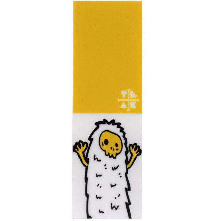 Teak Tuning "Yellow Yeti" Deck Graphic Wrap (Transparent Background) - 35mm x 110mm