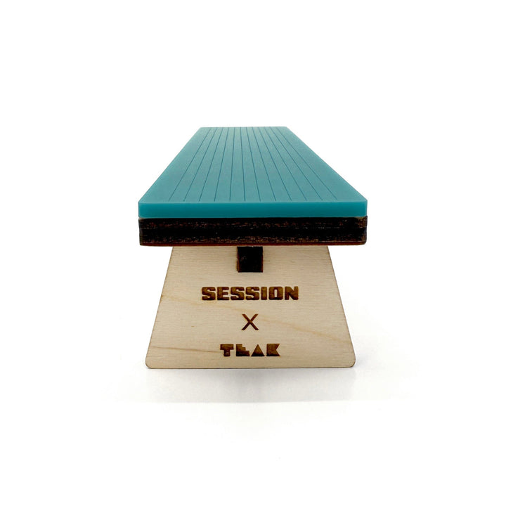 Session Fingerboards The Bench - Wooden Fingerboard Obstacle with Acrylic Surface