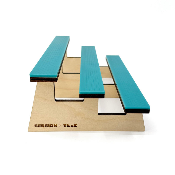Session Fingerboards The Bleachers - Wooden Fingerboard Obstacle with Acrylic Surface