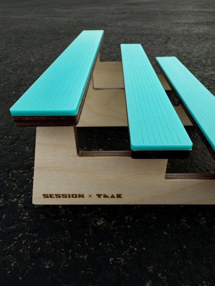 Session Fingerboards The Bleachers - Wooden Fingerboard Obstacle with Acrylic Surface