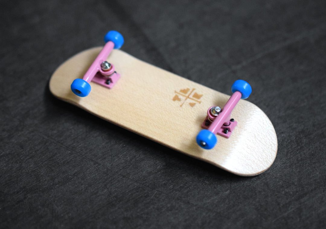 Teak Tuning 32mm Prolific Gen2 Fingerboard Complete - "Cotton Candy" Colorway - Gen2 Prodigy Trucks + Pro Duro Bubble Bushings