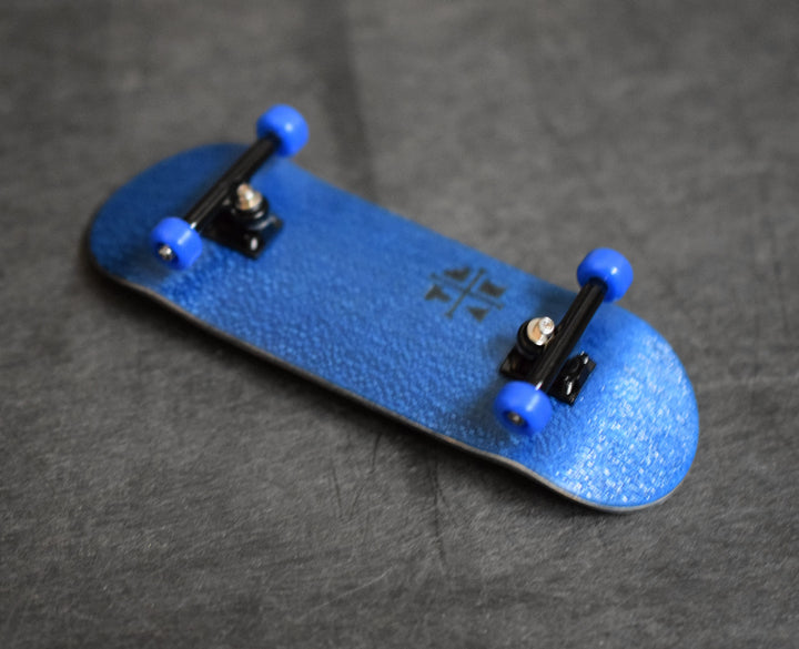 Teak Tuning 32mm Prolific Gen2 Fingerboard Complete - "Midnight Blues" Colorway - Gen2 Prodigy Trucks + Pro Duro Bubble Bushings