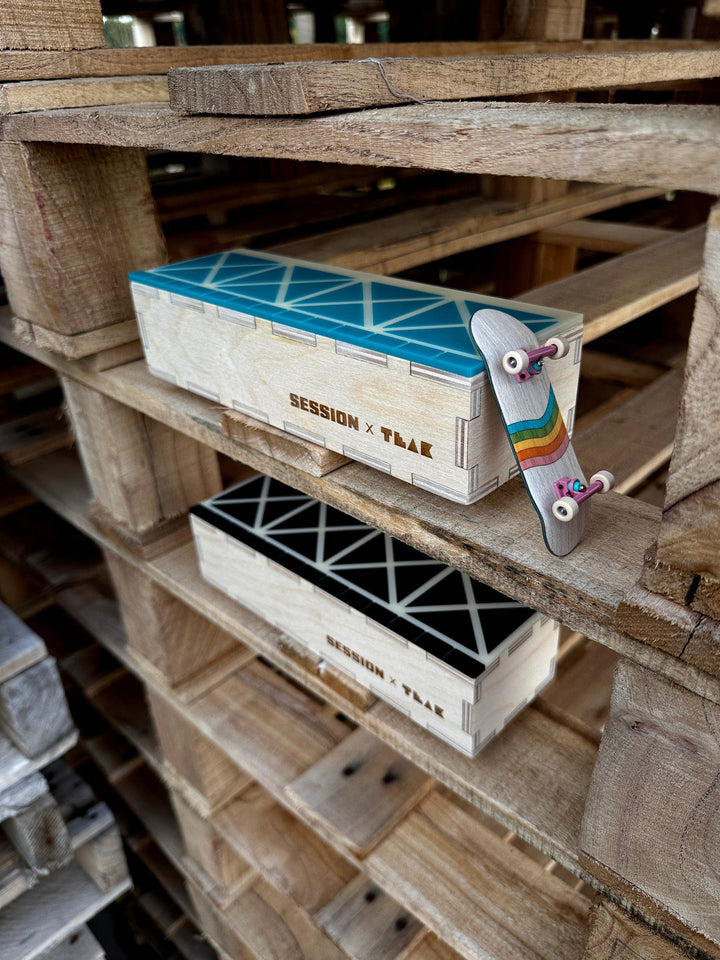Session Fingerboards Wooden Fingerboard Ramp - "Grind Box"