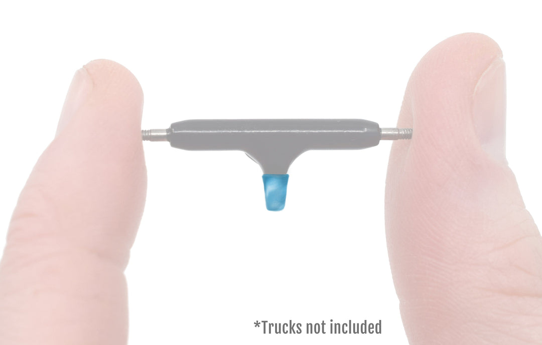 Teak Tuning Pro Duro Pivot Cups Fingerboard Tuning Kit - Set of 2 Pivot Cups & Pro Duro Bubble Bushings Set - Waves Swirl Colorway