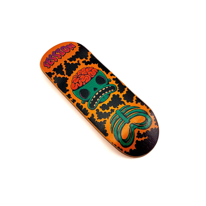 Session Fingerboards SESSION x TUIBZ Collab Decks - SHOCK (Orange) - 32mm OR 34mm