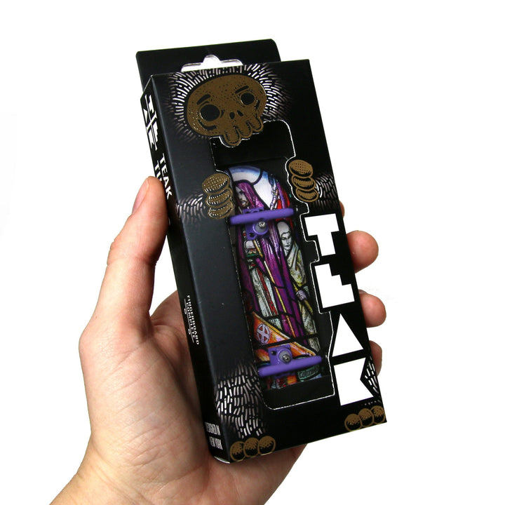 Teak Tuning Heat Transfer Graphic 34mm Gen2 Fingerboard Complete - "Stained Glass" Edition