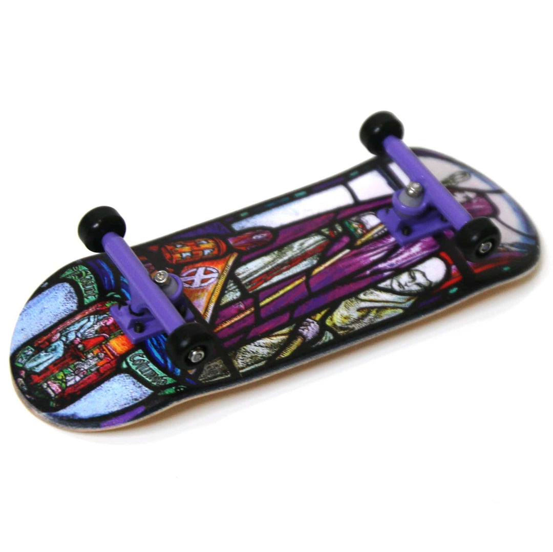 Teak Tuning Heat Transfer Graphic 34mm Gen2 Fingerboard Complete - "Stained Glass" Edition
