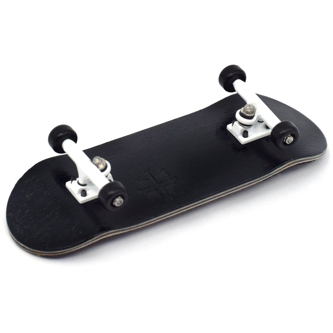 Teak Tuning 32mm Prolific Gen2 Fingerboard Complete - "Monochrome" Colorway - Gen2 Prodigy Trucks + Pro Duro Bubble Bushings