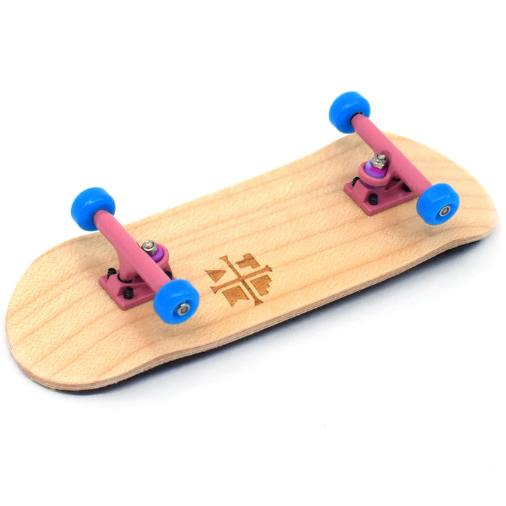 Teak Tuning 32mm Prolific Gen2 Fingerboard Complete - "Cotton Candy" Colorway - Gen2 Prodigy Trucks + Pro Duro Bubble Bushings