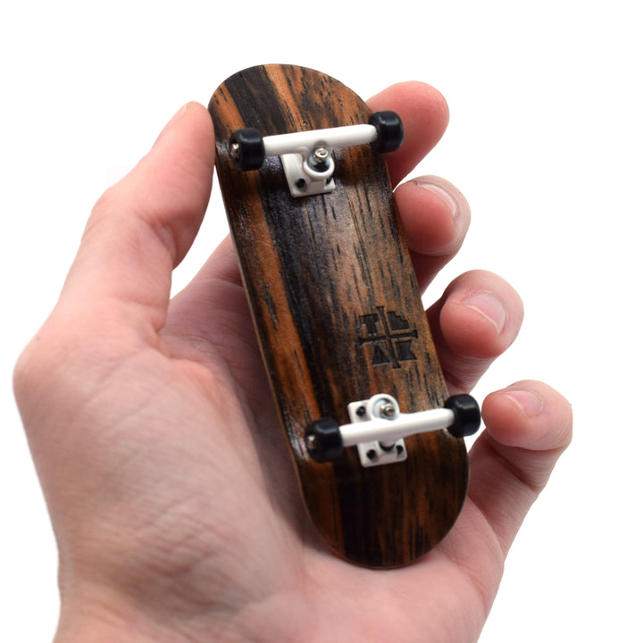 Teak Tuning 32mm Prolific Gen2 Fingerboard Complete - "Double Vision" Colorway - Gen2 Prodigy Trucks + Pro Duro Bubble Bushings