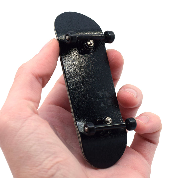Teak Tuning 32mm Prolific Gen2 Fingerboard Complete - "All Blacks" Colorway - Gen2 Prodigy Trucks + Pro Duro Bubble Bushings