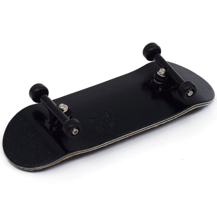 Teak Tuning 34mm Prolific Gen2 Fingerboard Complete - "All Blacks" Colorway - Gen2 Prodigy Trucks + Pro Duro Bubble Bushings