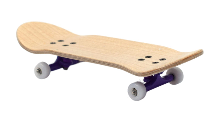 Teak Tuning 32mm Prolific Gen2 Fingerboard Complete - "Purple Yeti" Graphic - Gen2 Prodigy Trucks + Pro Duro Bubble Bushings
