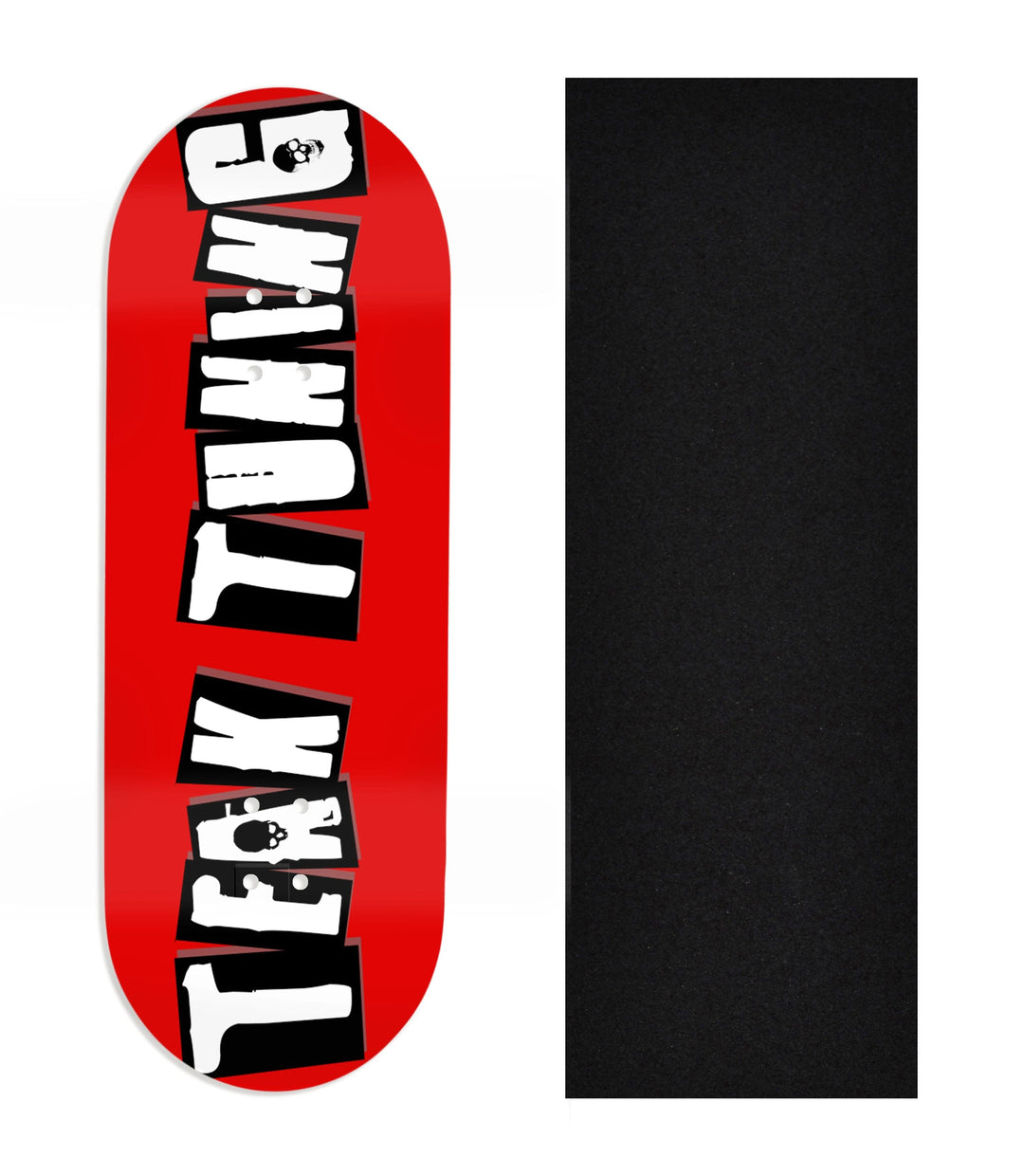 Teak Tuning Heat Transfer Graphic Wooden Fingerboard Deck, Design Contest 2024 Winner, fbb_ok - "Urban Streak" 32mm Deck