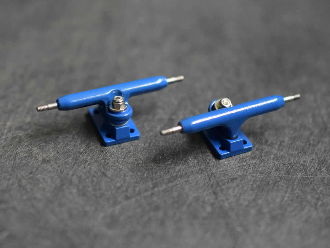 Teak Tuning 32mm Prodigy Gen2 Pro Fingerboard Trucks - Dark Blue Colorway - Includes Pro Duro Bubble Bushings