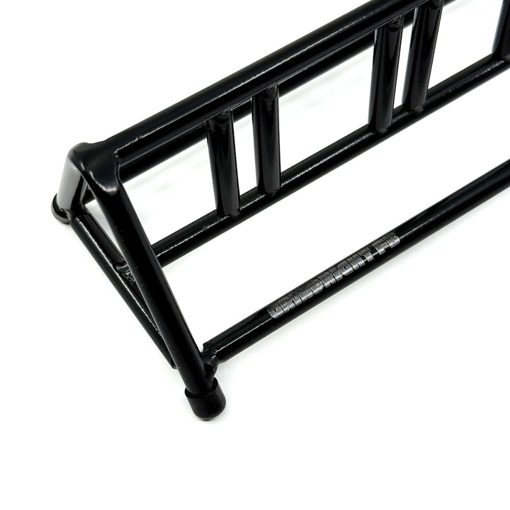 Teak Tuning Pro Fingerboards GrindRight Realistic Bike Rack Fingerboard Rail - 8 Inches - Black Edition