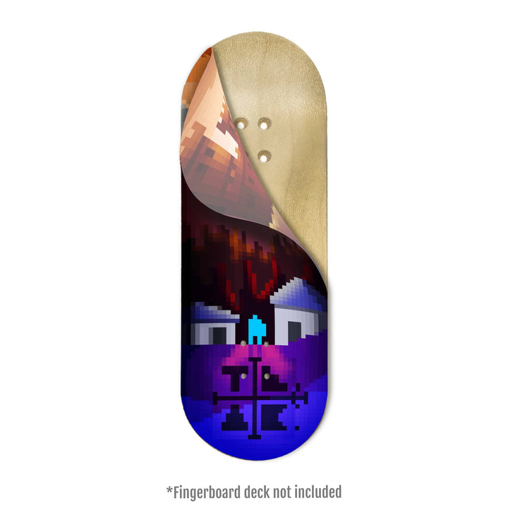Teak Tuning "Quest to the Hills" Artist Collaboration Deck Graphic Wrap - 35mm x 110mm