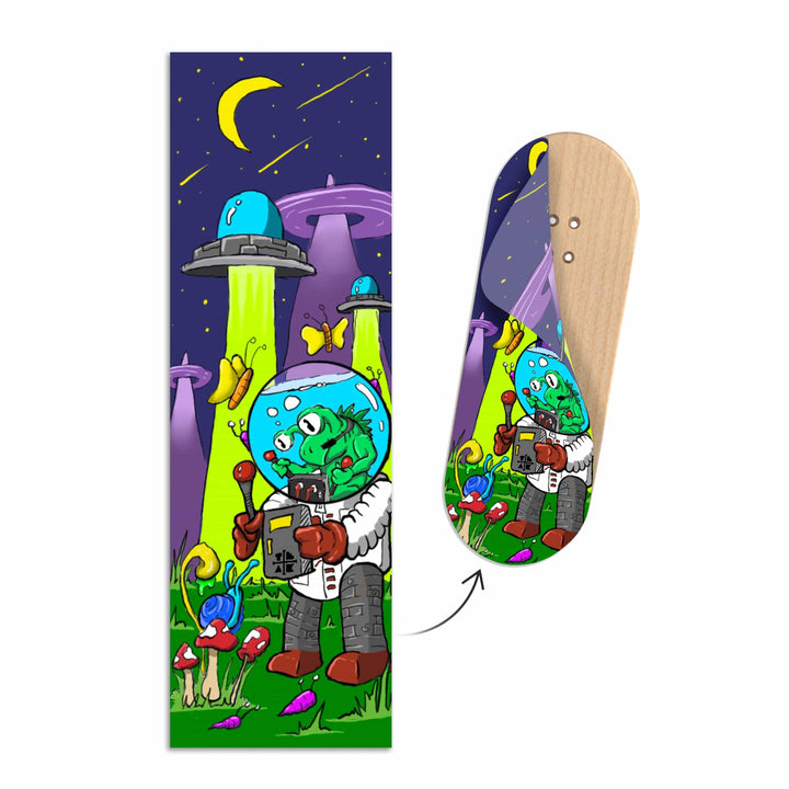 Teak Tuning "Alien Research" Deck Graphic Wrap - 35mm x 110mm