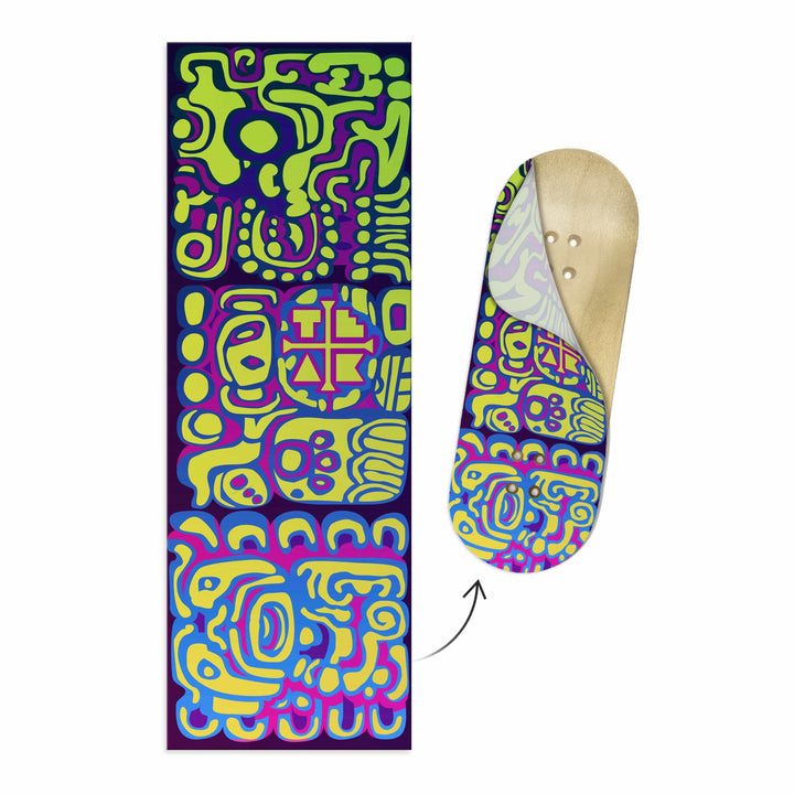 Teak Tuning "Pakal the Great" Artist Collaboration Deck Graphic Wrap - 35mm x 110mm