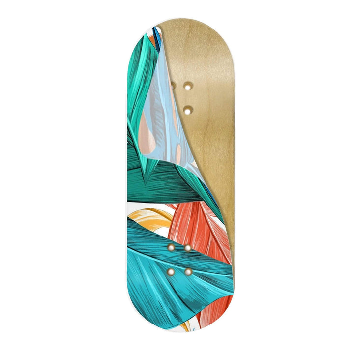 Teak Tuning Limited Edition "Colored Leaves" Deck Graphic Wrap - 35mm x 110mm
