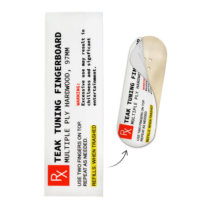 Teak Tuning "Teak Prescription" Deck Graphic Wrap - 35mm x 110mm