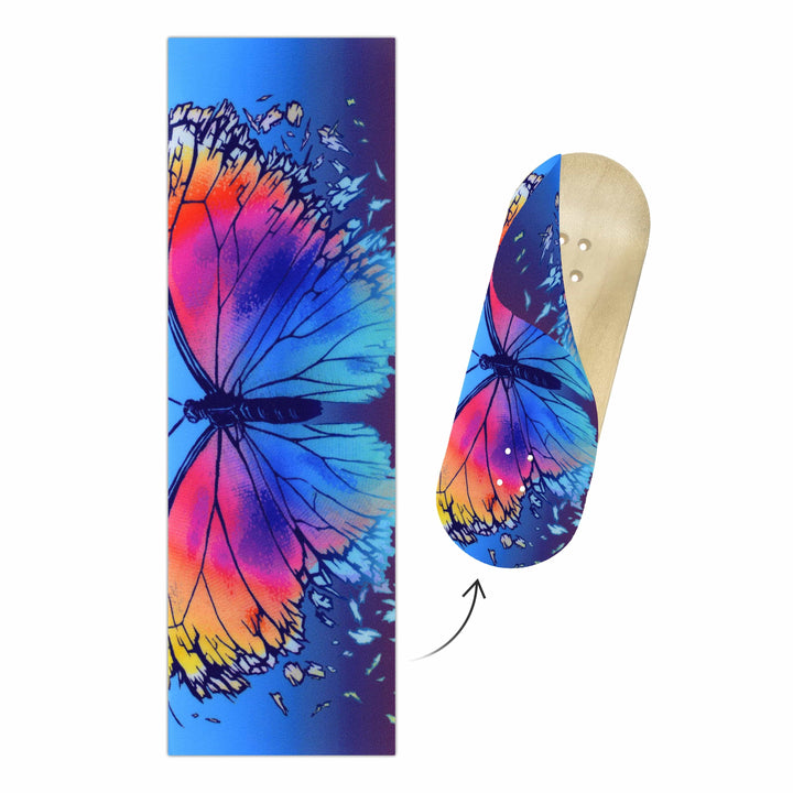 Teak Tuning "Radiant Butterfly" Artist Collaboration Deck Graphic Wrap - 35mm x 110mm