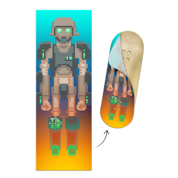 Teak Tuning "Teaktron" Artist Collaboration Deck Graphic Wrap - 35mm x 110mm