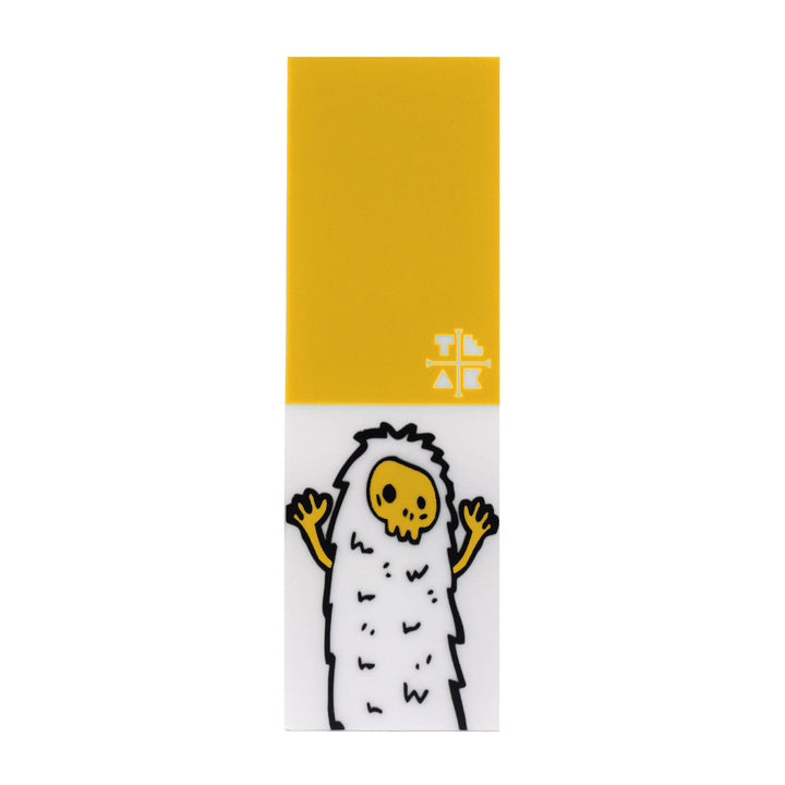 Teak Tuning "Yellow Yeti" Deck Graphic Wrap (Transparent Background) - 35mm x 110mm