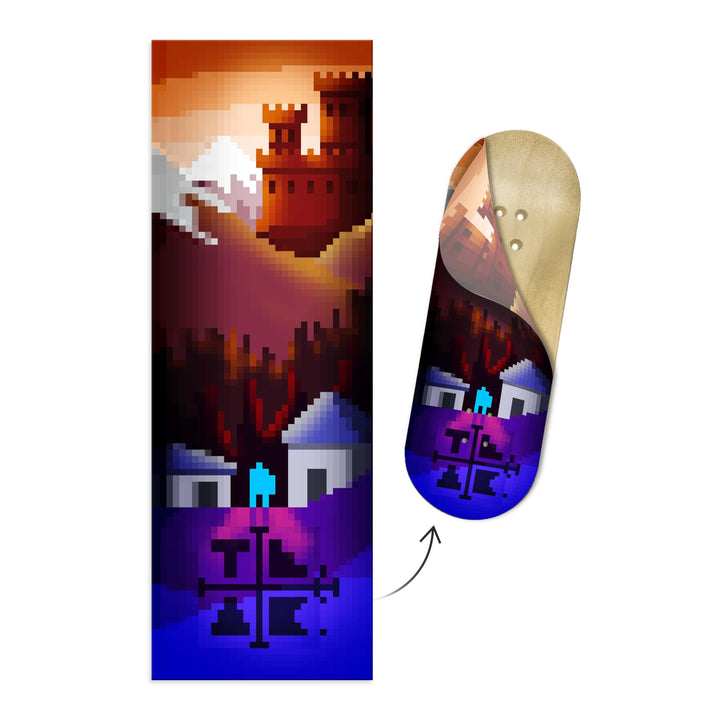 Teak Tuning "Quest to the Hills" Artist Collaboration Deck Graphic Wrap - 35mm x 110mm