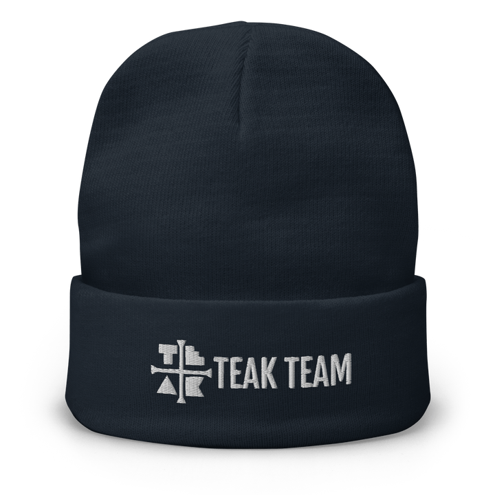 Teak Tuning Pro Fingerboards Teak Team Embroidered Beanie