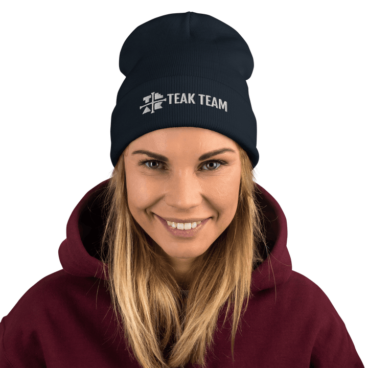 Teak Tuning Pro Fingerboards Teak Team Embroidered Beanie