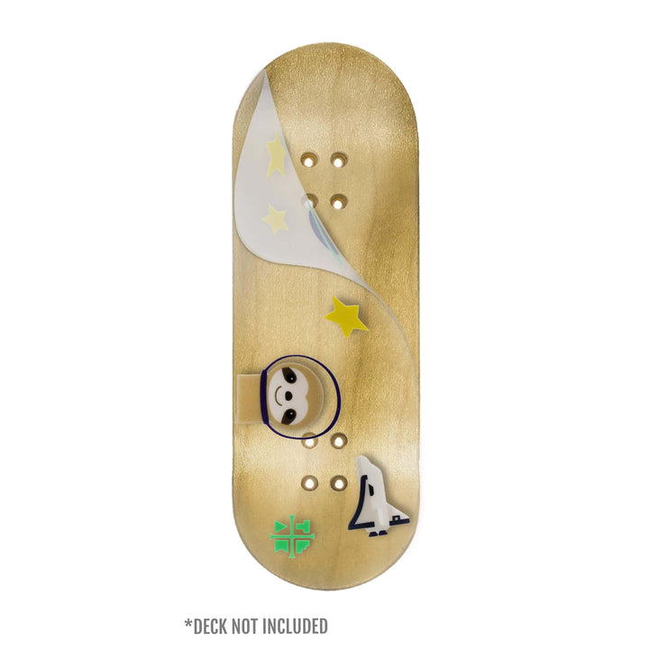 Teak Tuning "Sloth in Space" Deck Graphic Wrap (Transparent Background) - 35mm x 110mm
