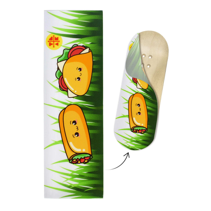 Teak Tuning "Happy Tacos" Deck Graphic Wrap - 35mm x 110mm
