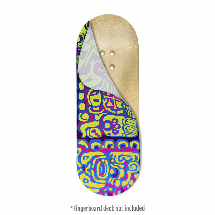 Teak Tuning "Pakal the Great" Artist Collaboration Deck Graphic Wrap - 35mm x 110mm