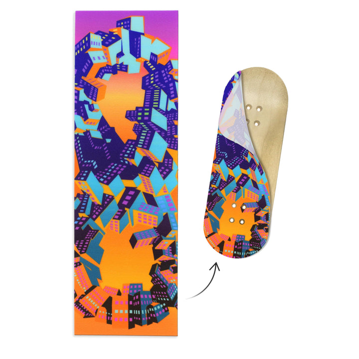 Teak Tuning "Infinite City" Artist Collaboration Deck Graphic Wrap - 35mm x 110mm