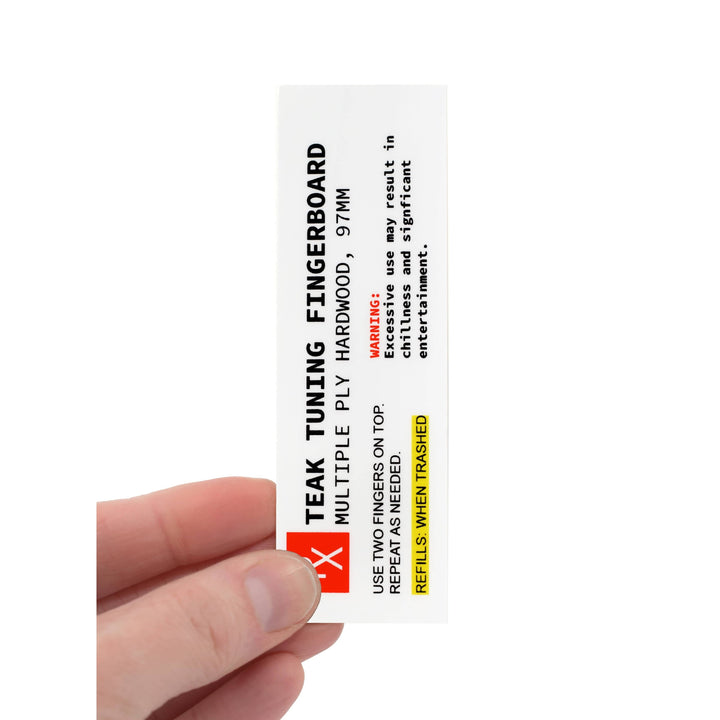 Teak Tuning "Teak Prescription" Deck Graphic Wrap - 35mm x 110mm