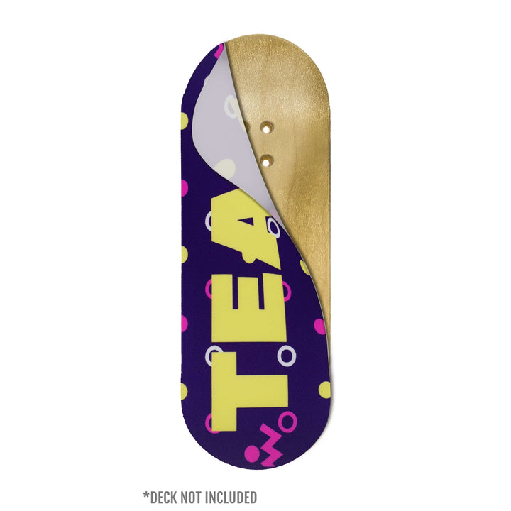 Teak Tuning "Confetti Teak Logo" Deck Graphic Wrap - 35mm x 110mm