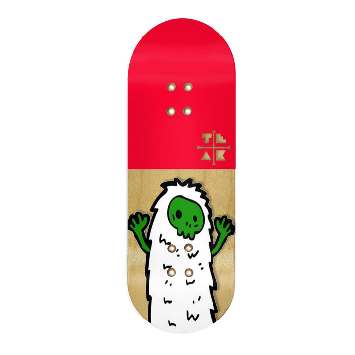 Teak Tuning Limited Edition "Christmas Yeti" Deck Graphic Christmas Wrap (Transparent Background) - 35mm x 110mm