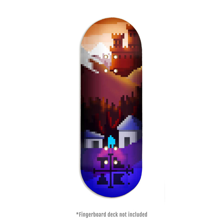 Teak Tuning "Quest to the Hills" Artist Collaboration Deck Graphic Wrap - 35mm x 110mm