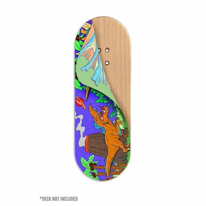 Teak Tuning "Chilla'Saurus" Deck Graphic Wrap - 35mm x 110mm