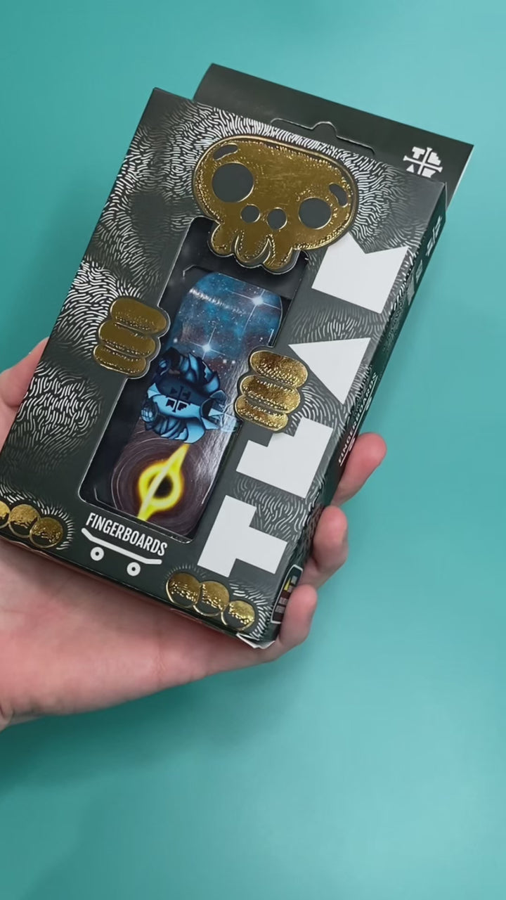 Flow Series Wooden Deck - Knightfall Vader Pro Model Graphic   - 34x96mm with Colorful Plies