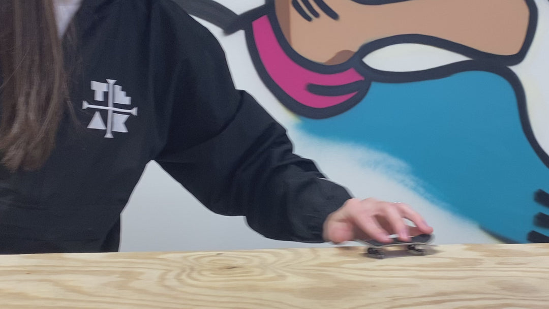 34mm Prolific Gen2 Fingerboard Complete - "All Blacks" Colorway - Gen2 Prodigy Trucks + Pro Duro Bubble Bushings