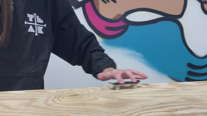 32mm Prolific Gen2 Fingerboard Complete - "Teal Yeti" Graphic - Gen2 Prodigy Trucks + Pro Duro Bubble Bushings