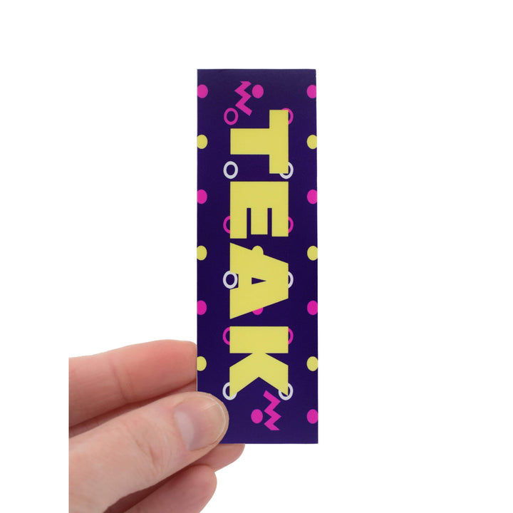 Teak Tuning "Confetti Teak Logo" Deck Graphic Wrap - 35mm x 110mm