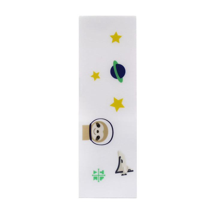 Teak Tuning "Sloth in Space" Deck Graphic Wrap (Transparent Background) - 35mm x 110mm