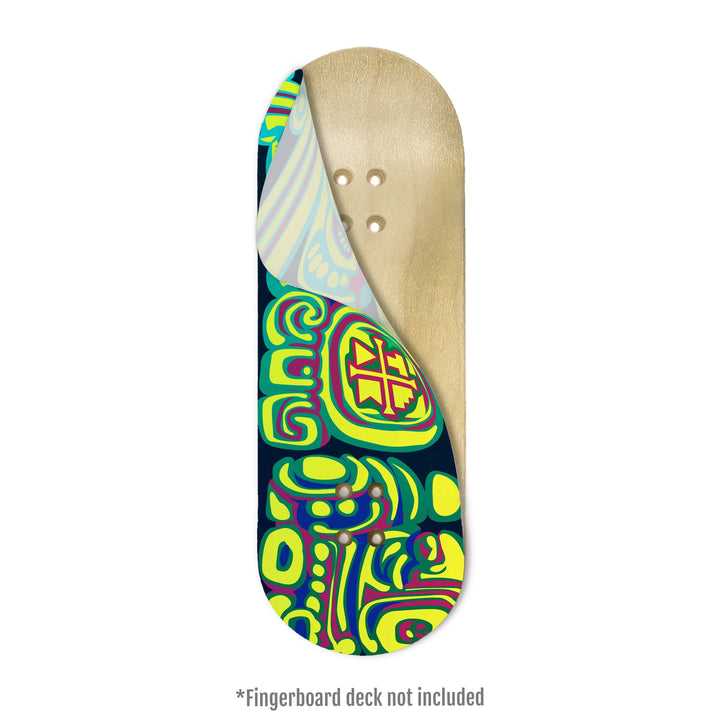 Teak Tuning "Xbalanque" Artist Collaboration Deck Graphic Wrap - 35mm x 110mm