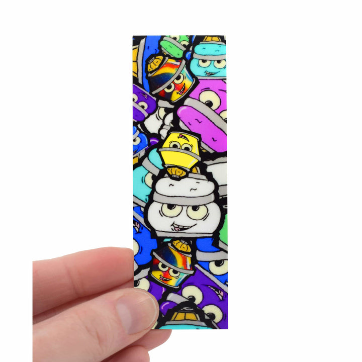 Teak Tuning "Bubble Bushing Collage" Deck Graphic Wrap - 35mm x 110mm