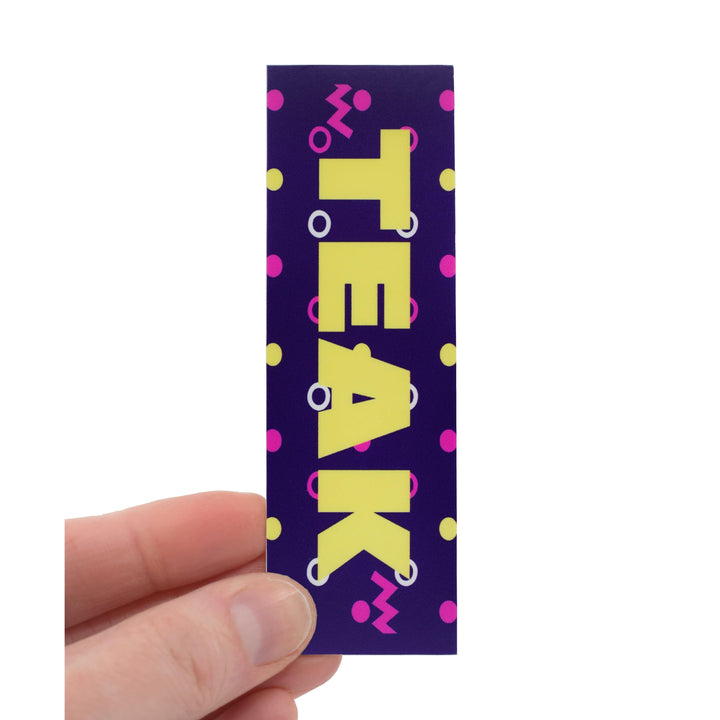 Teak Tuning "Confetti Teak Logo" Deck Graphic Wrap - 35mm x 110mm