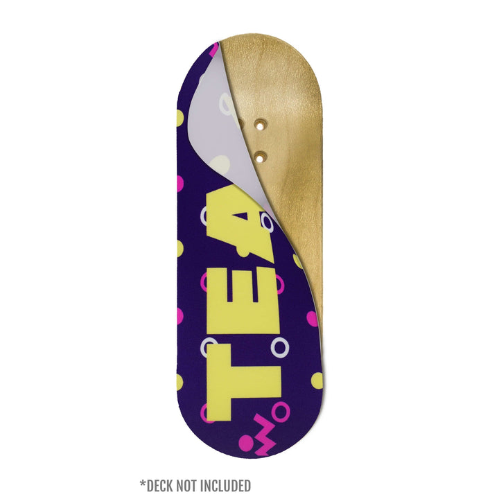 Teak Tuning "Confetti Teak Logo" Deck Graphic Wrap - 35mm x 110mm