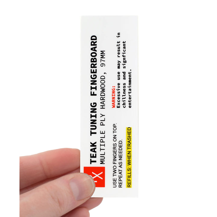 Teak Tuning "Teak Prescription" Deck Graphic Wrap - 35mm x 110mm